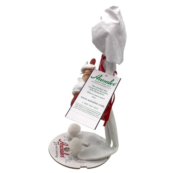 NWT ANNALEE DOLLS Sugar & Spice Chef Elf 9" 510820 Christmas Holiday Decor 2020 - Picture 3 of 4